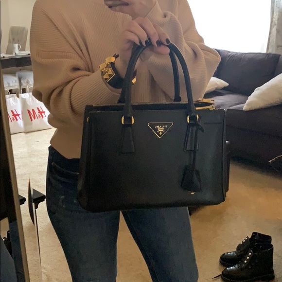 Prada Handbags - Prada Saffiano Small Tote